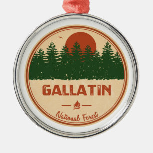 Gallatin National Forest Julgransprydnad Metall