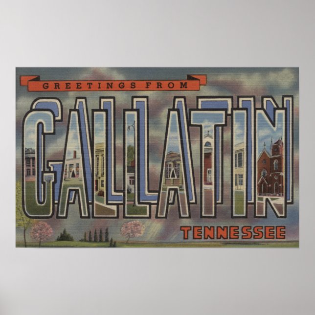 Gallatin, Tennessee - Stora Brev Scenes Poster (Framsidan)