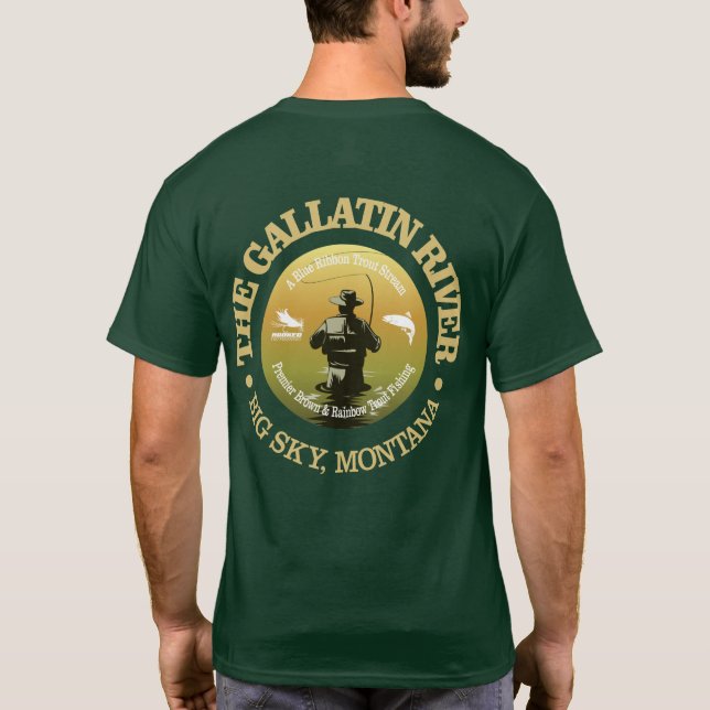 Gallatinfloden (FF) T Shirt (Baksida)
