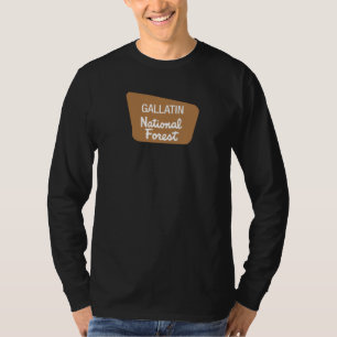 Gallatinnationalskog (underteckna), t-shirt