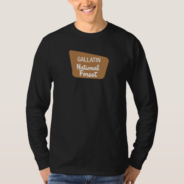 Gallatinnationalskog (underteckna), t-shirt (Framsida)