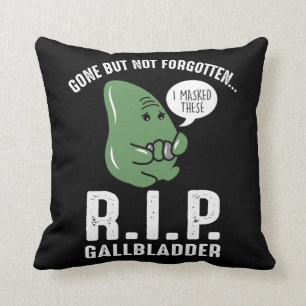 Gallblåsa Borta men inte glömd Kudde
