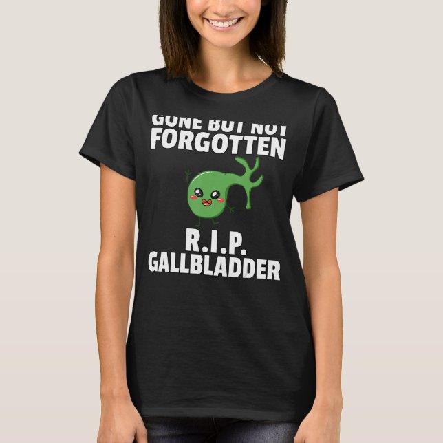 Gallblåsa - få en bra återställning efter gift-kir t shirt (Framsida)