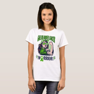 Gallblåscancer Cancer Warrior Tro och kamp T Shirt