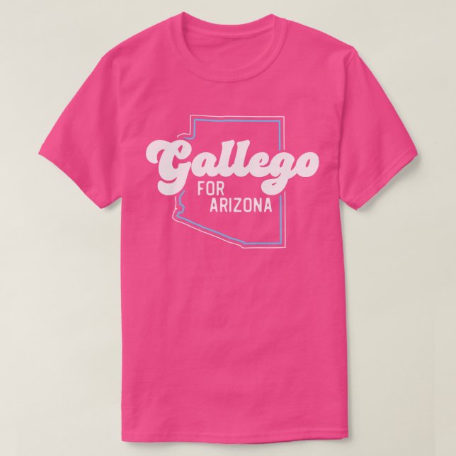 Gallego for Arizona 2024 Senate Tävling Turn Arizo T Shirt (Design framsida)