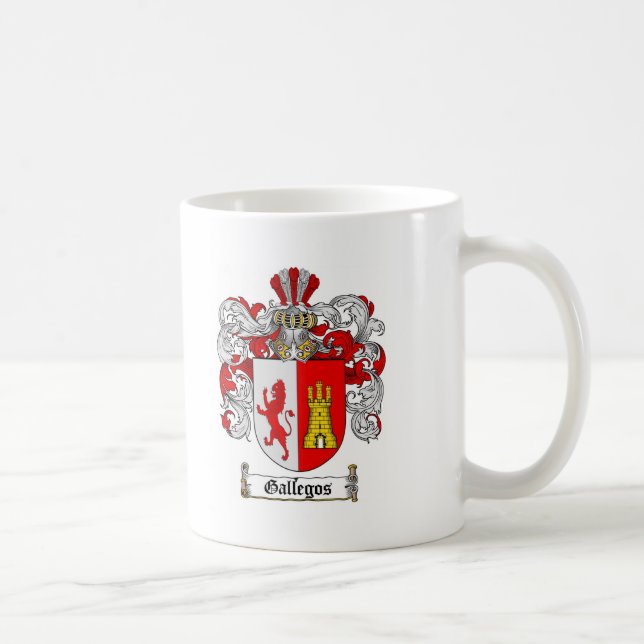 GALLEGOS FAMILJVAPENSKÖLD - GALLEGOS VAPENSKÖLD KAFFEMUGG (Höger)