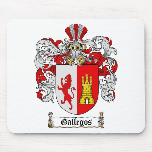 GALLEGOS FAMILJVAPENSKÖLD - GALLEGOS VAPENSKÖLD MUSMATTA (Framsidan)