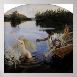 Gallen-Kallela - Aino-mytologi Poster