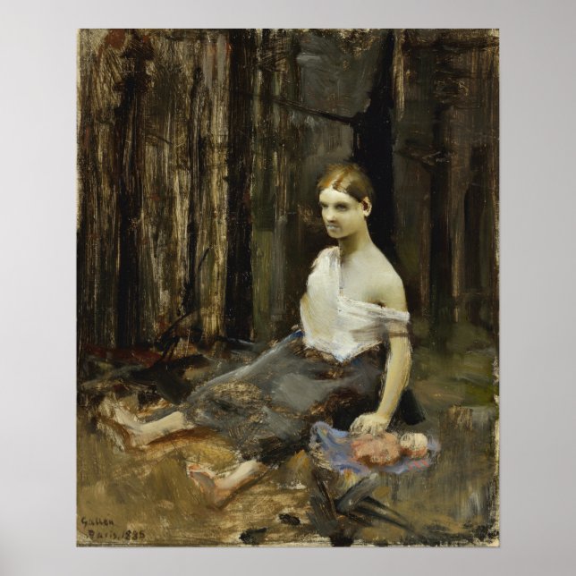 Gallen-Kallela - Clandestine Birth Poster (Framsidan)