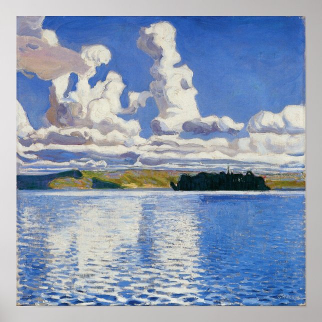 Gallen-Kallela - Cloud Torn 1904 Poster (Framsidan)