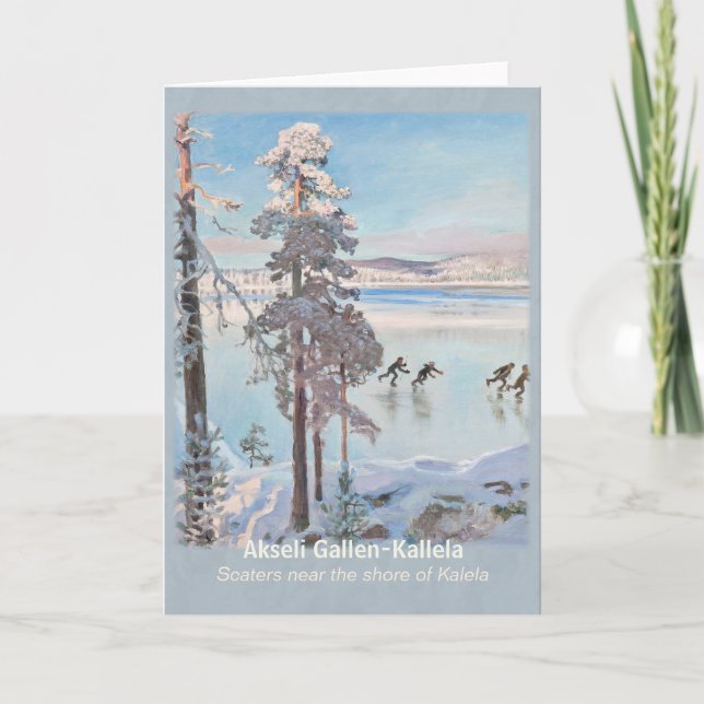 Gallen-Kallela Kalela Scaters Luistelijat CC0813 Kort (Framsida)