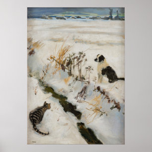 Gallen-Kallela - Katt och Hund Poster