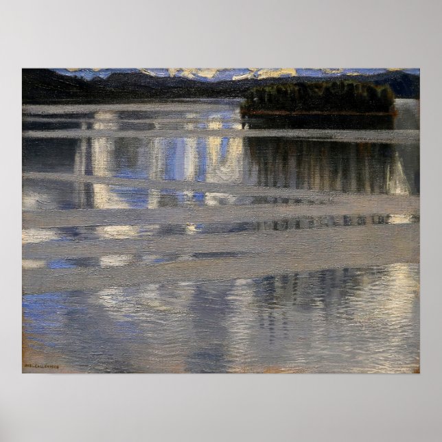 Gallen-Kallela - Lago Keitele 1905 Poster (Framsidan)