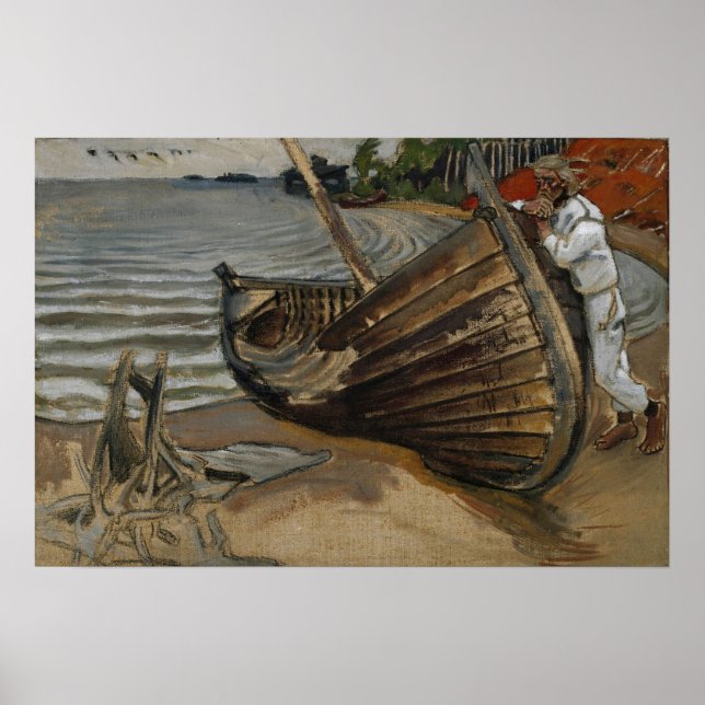 Gallen-Kallela - Lamentisbåten Poster (Framsidan)