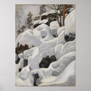 Gallen-Kallela - Lodjursets lya Poster
