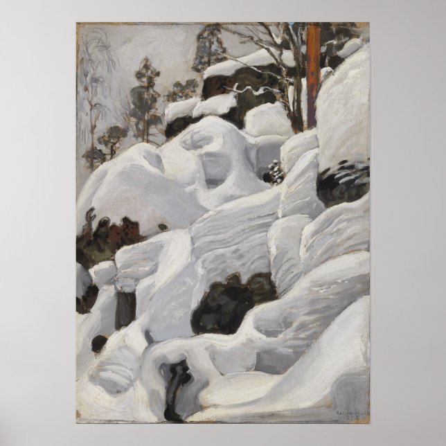Gallen-Kallela - Lodjursets lya Poster (Framsidan)