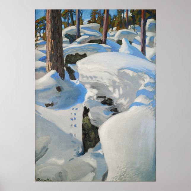 Gallen-Kallela - Lynx Den Poster (Framsidan)