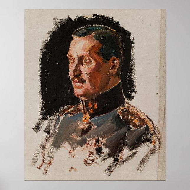 Gallen-Kallela - Marshal Mannerheim Porträtt Poster (Framsidan)