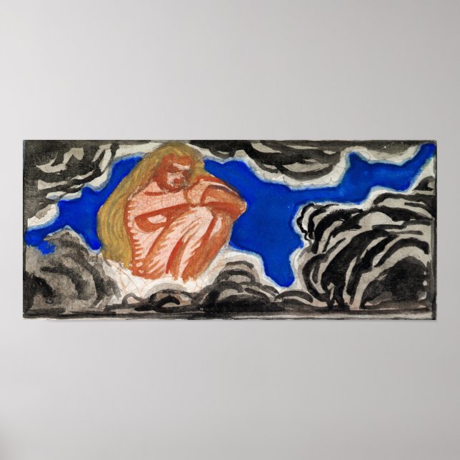 Gallen-Kallela - Poetry Detail, Underbar-Kalevala Poster (Framsidan)