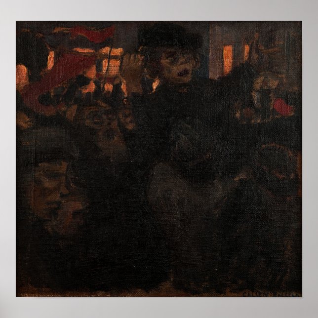 Gallen-Kallela - Punalippu Poster (Framsidan)