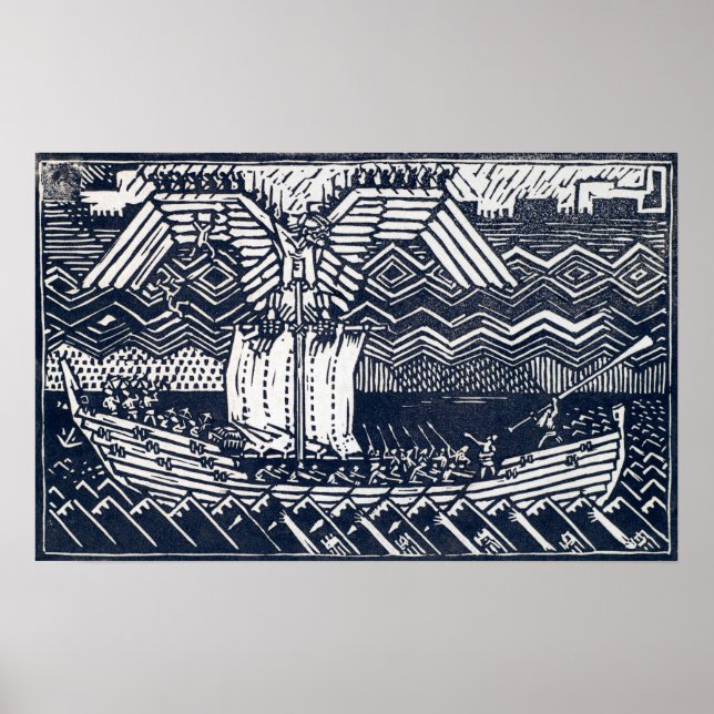 Gallen-Kallela - Sampolava, Koru-Kalevala Poster (Framsidan)