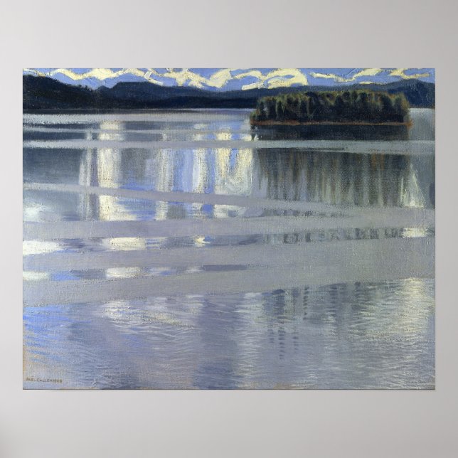 Gallen-Kallela - Sjö Keite 1905 Poster (Framsidan)