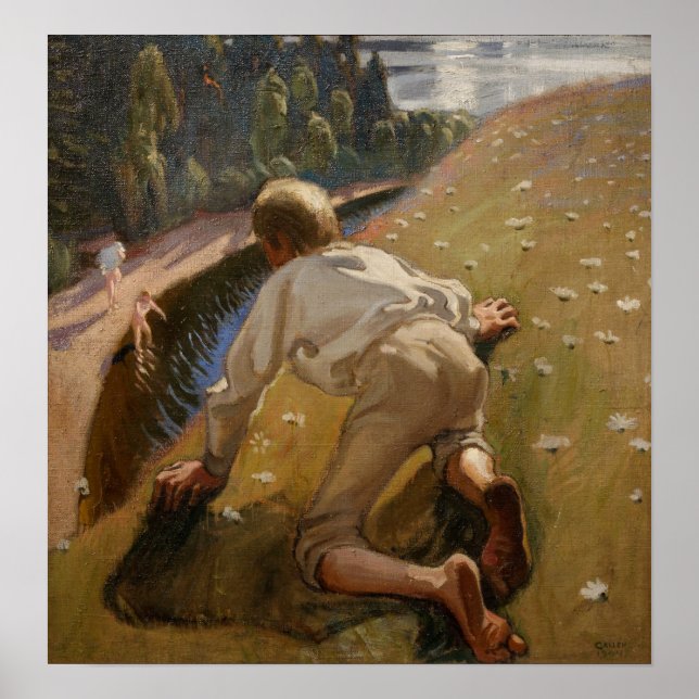 Gallen-Kallela - Ung Faun Poster (Framsidan)