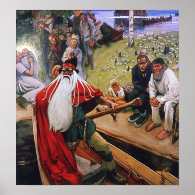 Gallen-Kallela - VInämöisen Poster (Framsidan)