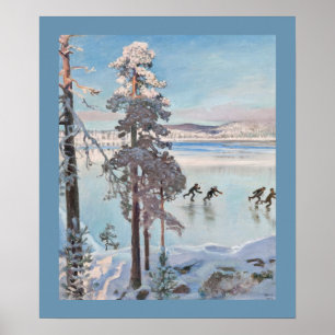 Gallen-Kallelas konst "Skater" poster