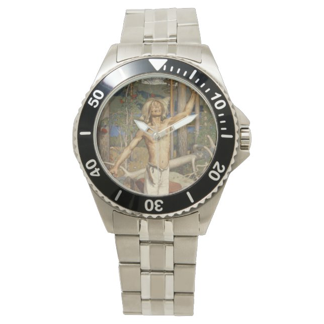 Gallen-Kallelas konstklockor i Kullervo Armbandsur (Framsida)