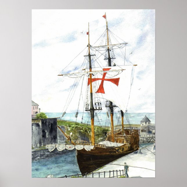 Galleon-Poster Poster (Framsidan)