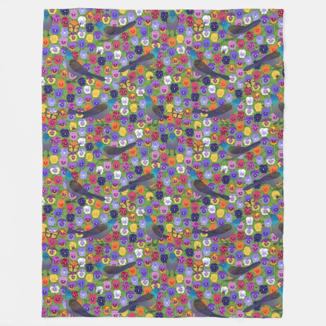 galler och pannor fleecefilt (Framsidan)