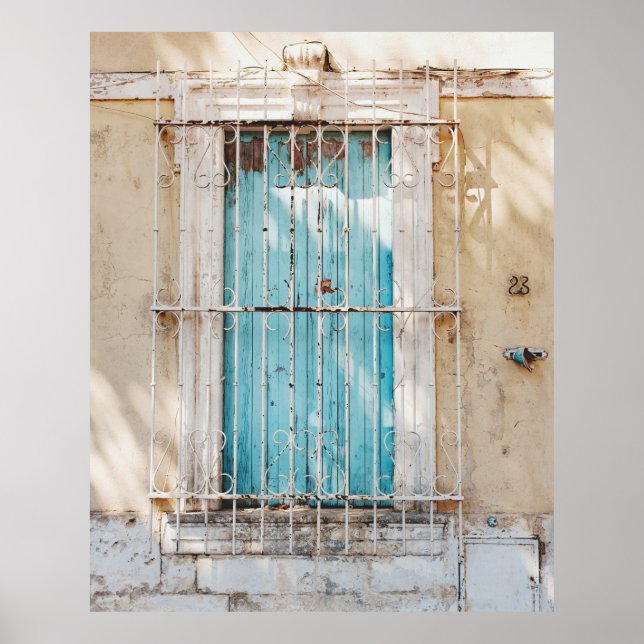 Galler till fönster av vitt stål poster (Framsidan)