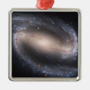 Gallerförsedd spiral galax NGC 1300 Julgransprydnad Metall
