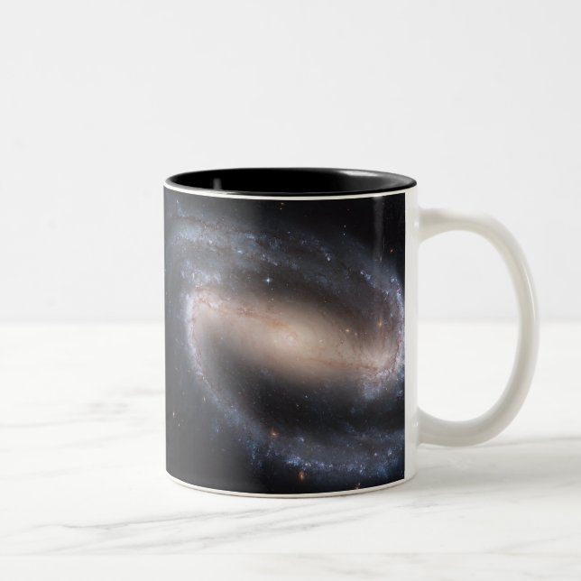 Gallerförsedd spiral galax NGC 1300 Två-Tonad Mugg (Höger)