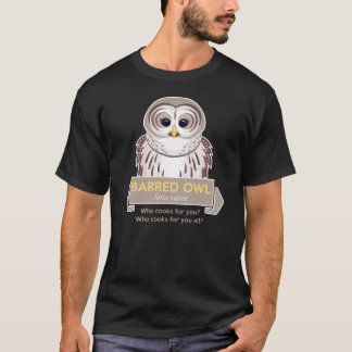 Gallerförsedd uggla t shirt