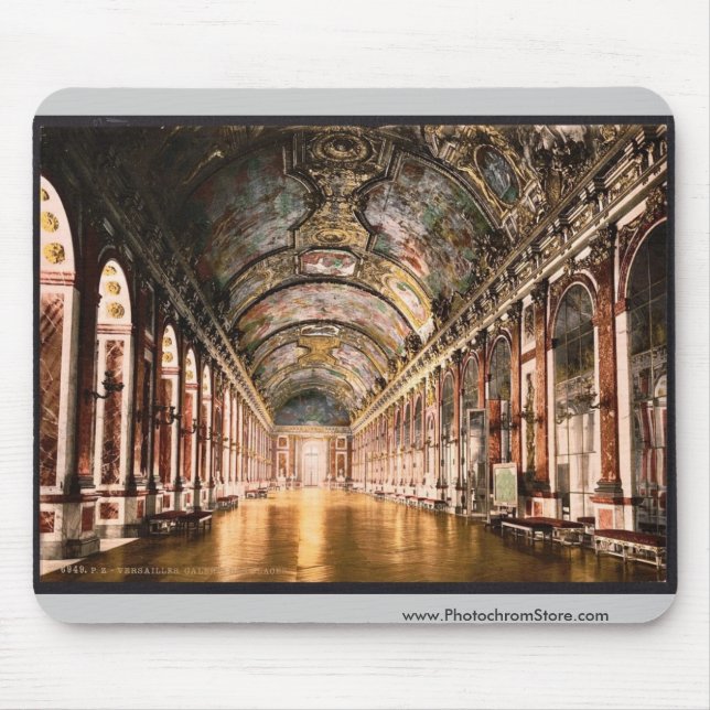 Galleri av speglar, Versailles, frankrikevintage Musmatta (Framsidan)