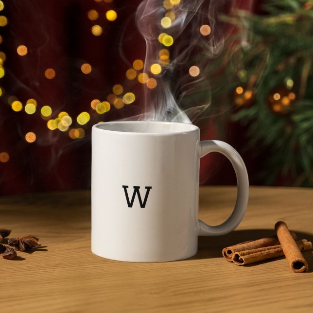 Galleri för en bild med Monogram Kaffemugg (Skapare uppladdad)