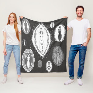 Galleri för gudinna Yoni Fleecefilt