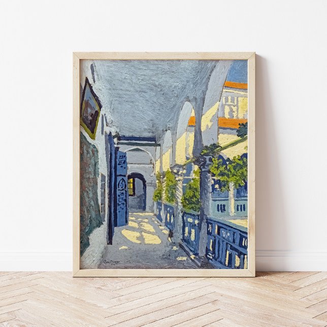 Galleri för marockanska riad | Georges Gaudion Poster (Skapare uppladdad)