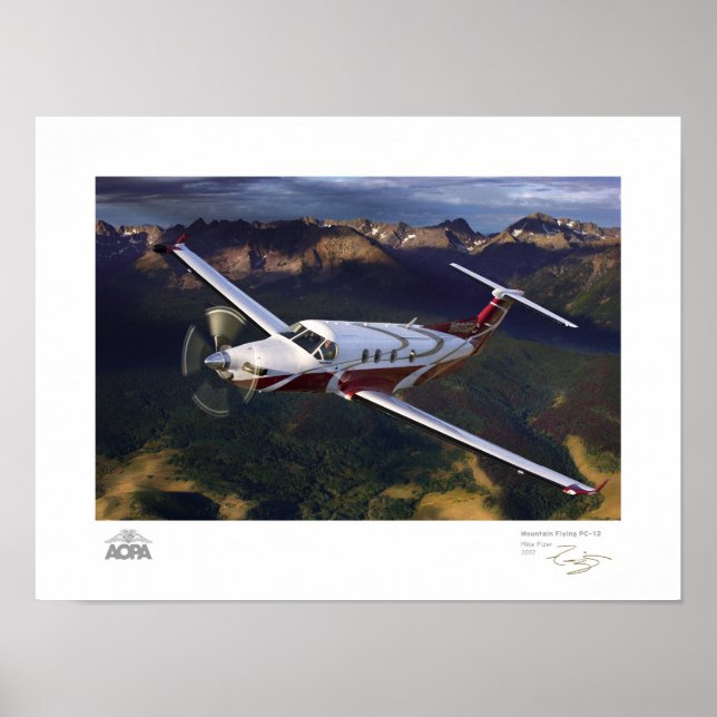 Galleri för Mountain Flies PC-12-galleri Poster (Framsidan)