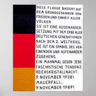 Galleri för östlig sida, Berlin vägg, Commerate Poster
