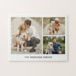 Galleri med 3-Personligers foto Pussel<br><div class="desc">Galleri med 3-Personligers fotodesign. Använda dina favoritfoton för att göra en vacker keepy för dig själv eller en speciell gåva till en vän eller familjemedlem.</div>