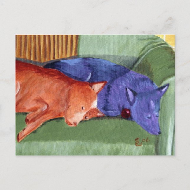 galleri över soffpotatis vykort (Framsida)