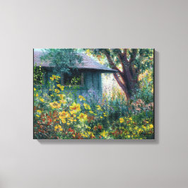 Galleriet "Garden Delight" Wrapped Canvas Skriv ut