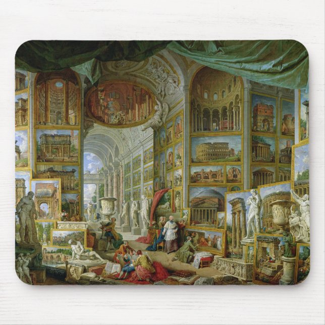 Gallerit av beskådar av forntida Rome, 1758 Musmatta (Framsidan)