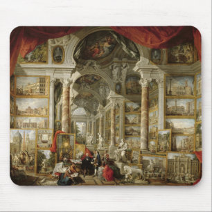 Gallerit med beskådar av moderna Rome, 1759 Musmatta