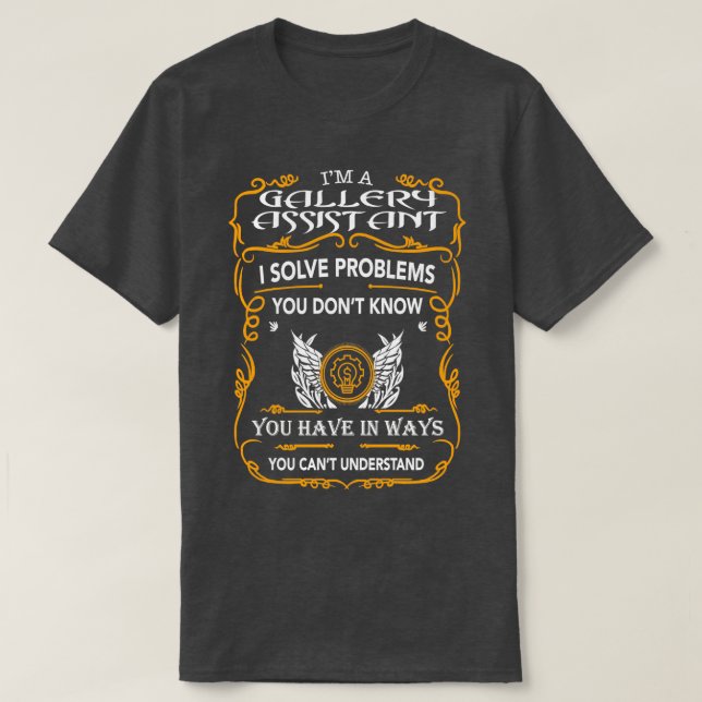 GALLERY ASSISTANT Classic TShirt T Shirt (Design framsida)