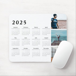 Gallery Calendar för 2025-Personlig Musmatta