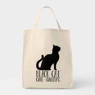 Gallery Cat | Kat Tote Bag, Organic Cotton Bag, ti Tygkasse